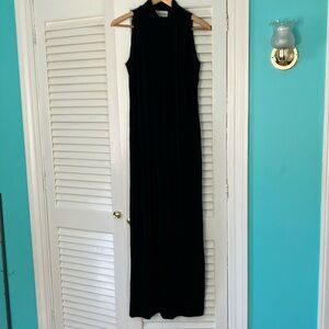VTG 1990's Nicole Studio Velvet Navy Blue Gown